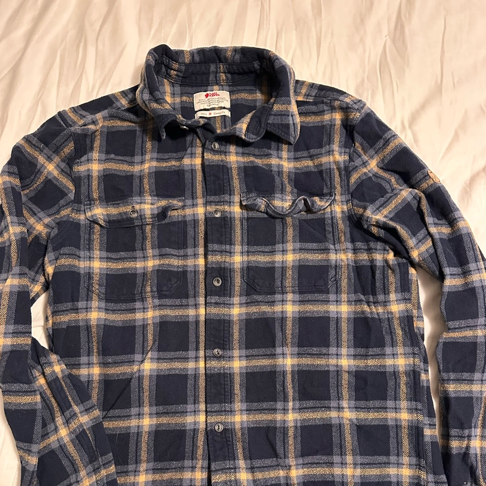 Fjallraven Övik Heavy Flannel - Sz M - Navy